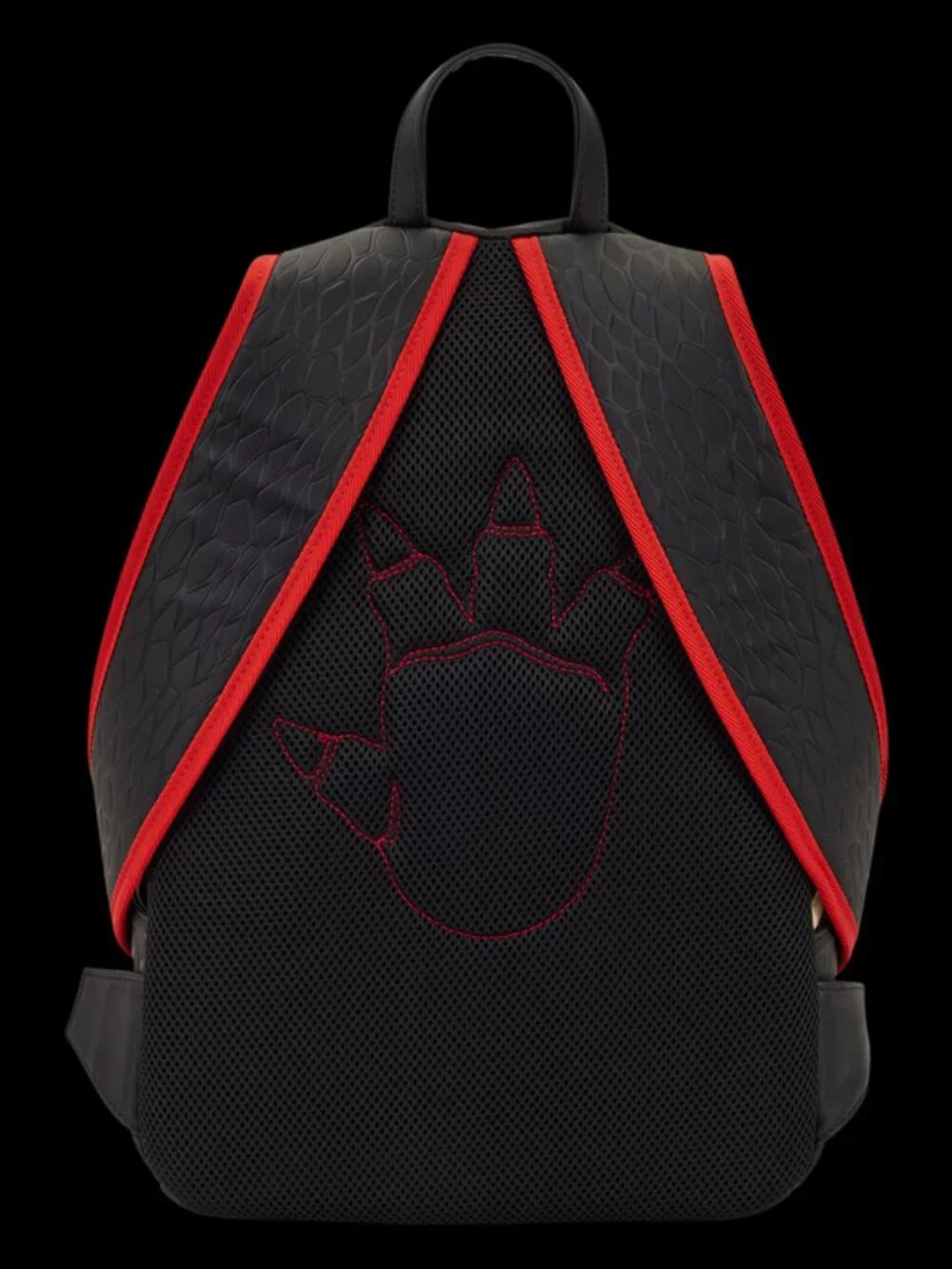 Loungefly Godzilla Backpack Full Size Movie Monster Cityscape Bag New